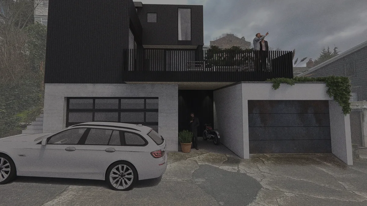 A renovated architecture exterior in Seattle, Washington